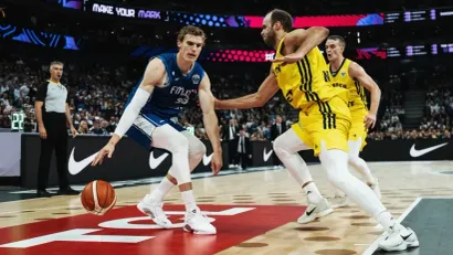 Detalj sa meča (FIBA basketball)