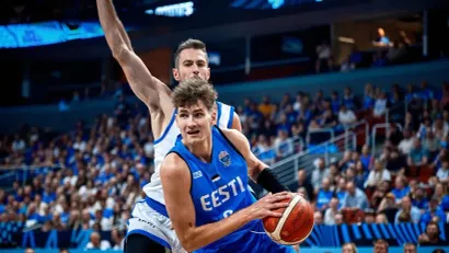 Detalj sa meča (FIBA basketball)