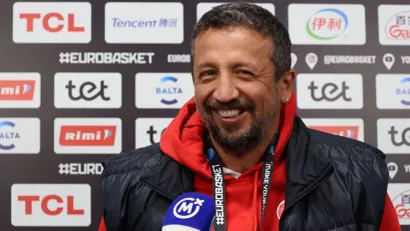 Hido Turkoglu tokom intervjua za Mozzart Sport (© Nikola Mikić)