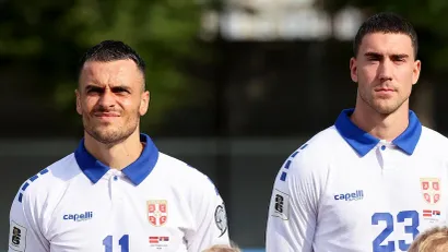 Filip Kostić i Dušan Vlahović (@StarSport)