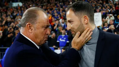 Fatih Terim i Domeniko Tedesko (©Reuters)