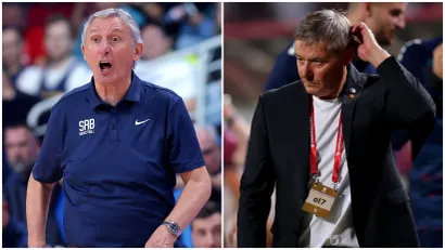 Svetislav Pešić i Dragan Stojković (©Starsport)