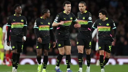 Fudbaleri PSV Ajndhovena (©Reuters)