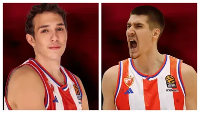 Ognjen Radošić i Stefan Miljenović (Foto: KK Crvena zvezda)