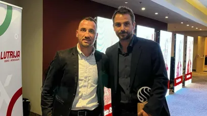 Niko Kranjčar s našim dopisnikom (©Mozzart Sport)