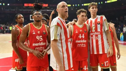 Košarkaši Crvene zvezde (©MN Press)