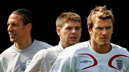 Rio Ferdinand, Stiven Džerard, Dejvid Bekam (AFP)