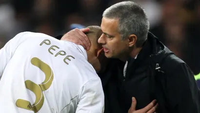 Pepe i Žoze Murinjo (©Reuters)