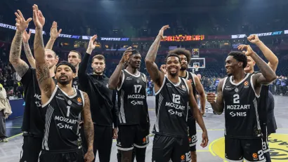 Košarkaši Partizan Mozzart Beta (©Star Sport)