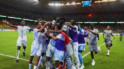 Slavlje Senegalaca (AP Photo/Misper Apawu/Guliver)