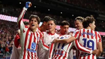 Slavlje fudbalera Atletiko Madrida (©Reuters)