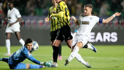 Detalj sa utakmice Kairat - Pafos (Reuters)