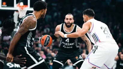 Detalj sa meča (KK Partizan)