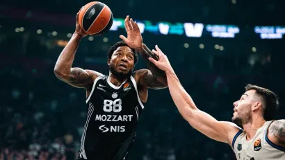 Detalj sa meča (KK Partizan)