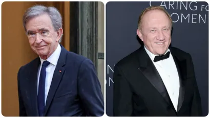 Bernar Arno i Fransoa Pino (©AFP)