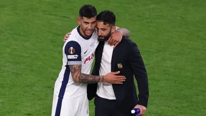 Kapiten Totenhema Kristijan Romero i Ruben Amorim (©Reuters)