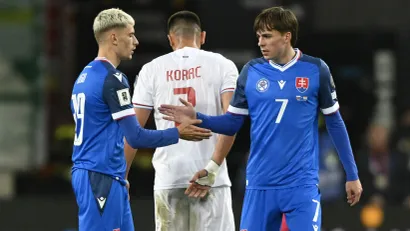 Reprezentativci Slovačke (©Reuters)