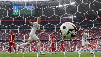 Gol Žana Karničnika Srbiji na Euru 2024 (©Reuters)