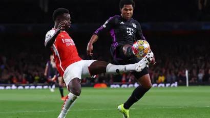 Bukajo Saka (Arsenal) i Serž Gnabri (Bajern)