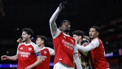 Madueke slavi gol Bajernu (Reuters)