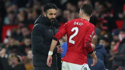 Ruben Amorim i Diogo Dalot (©Reuters)