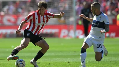 Detalj sa prošlog susreta Estidijantesa i Himnasije (©Guliver/Nacho Amiconi)