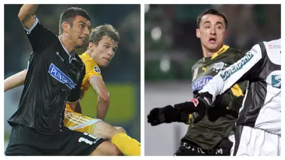 Milan Dudić i Dragan Šarac u dresu Šturma (©Guliver/AP Photo/Kerstin Joensson)