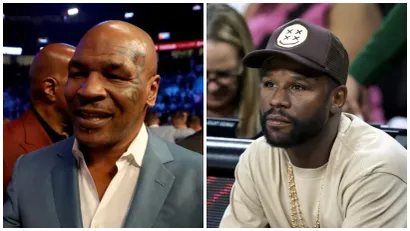 Majk Tajson i Flojd Mejveder (AFP)