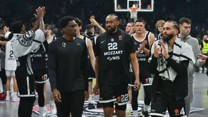 Košarkaši Partizan Mozzart Beta (©MN Press)