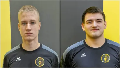 Andrej Petrić i Radovan Maljević (©RK Dinamo Pančevo)