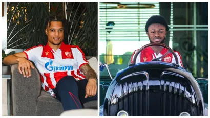 Džej Enem i Daglas Ovusu (©FK Crvena zvezda)