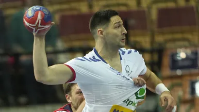 Lazar Kukić (©Guliver AP Photo/Piotr Hawalej) Poland Handball World Championship)