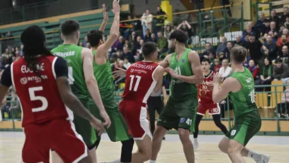 Detalj sa utakmice (©ABA liga – Krka/Drago Perko/kosarka.si)