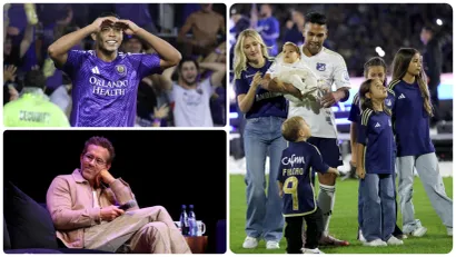 Luis Murijel, Rajan Rejnolds i Radamel Falkao sa porodicom (©Reuters, ©AFP)