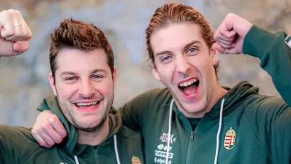 Kristijan Manherc i Soma Vogel (©European Aquatics)