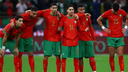 Igrači Maroka (©Reuters)