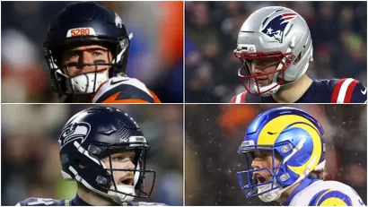 Džered Stidam, Drejk Mej, Sem Darnold i Metju Staford (©AFP)