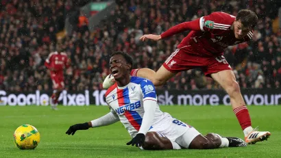 Edi Enketija protiv Liverpula (©Reuters)