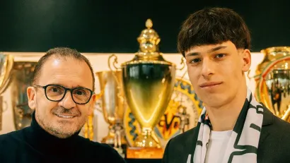 Predraga  Mijatović i Dušan Jovanović (©FK Partizan)