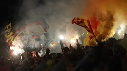 Navijači Lansa (©AFP)