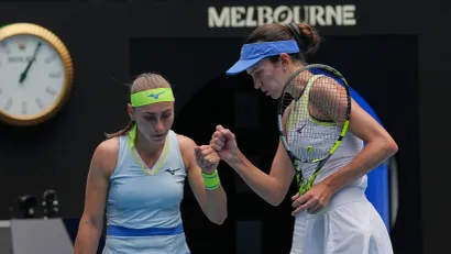 Aleksandra Krunić i Ana Danilina (©AFP)