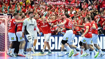 Slavlje Danaca (©AFP)