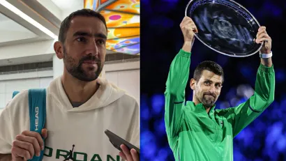 Marin Čilić i Novak Đoković (©Mozzart Sport; ©Reuters)