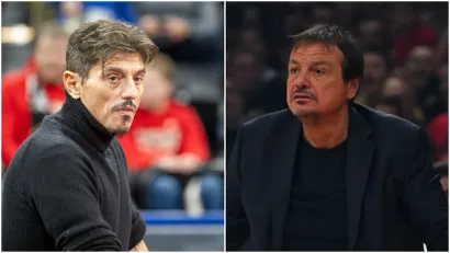 Dimitris Janakopulos i Ergin Ataman (©Guliver / MN Press)
