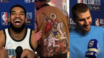 Karl Entoni Tauns i Nikola Jokić (©Mozzart Sport)