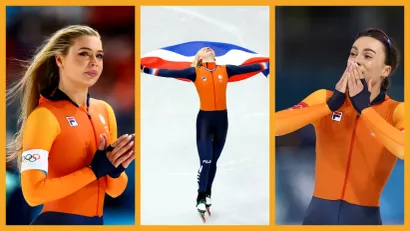 Juta Lerdam, Ksandra Velzebur i Femke Kok (Reuters)