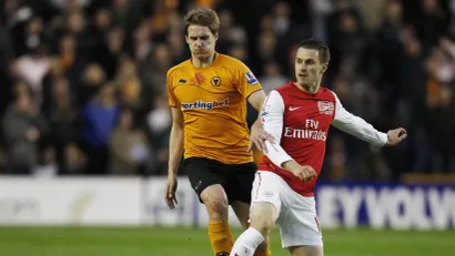 Detalj sa prvog ovosezonskom meča Arsenala i Vulverhemptona (©Reuters)