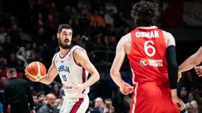 Detalj sa meča (FIBA basketball)