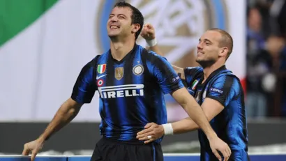 Deki Stanković i Vesli Snajder kao igrači (©Reuters)