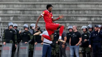 Žofri Činedu u dresu Radničkog (©Starsport)